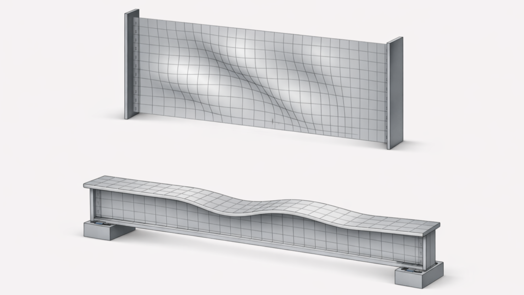 web vs flange horizon